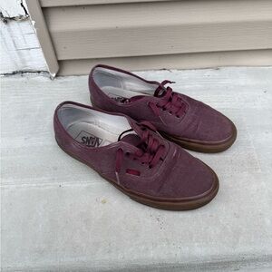 Vans Maroon Shoes 10.5
